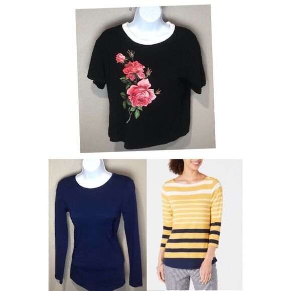 Lot of 3 Size Small Women’s Tops - Picture 1 of 11